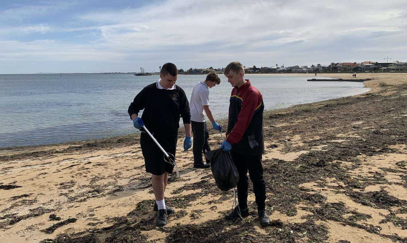 Beach clean up