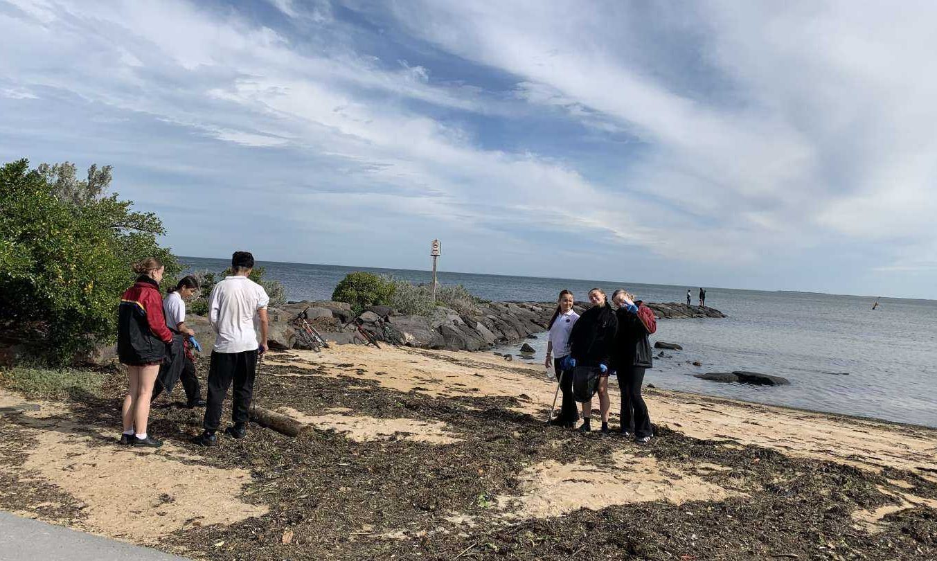 Beach clean up
