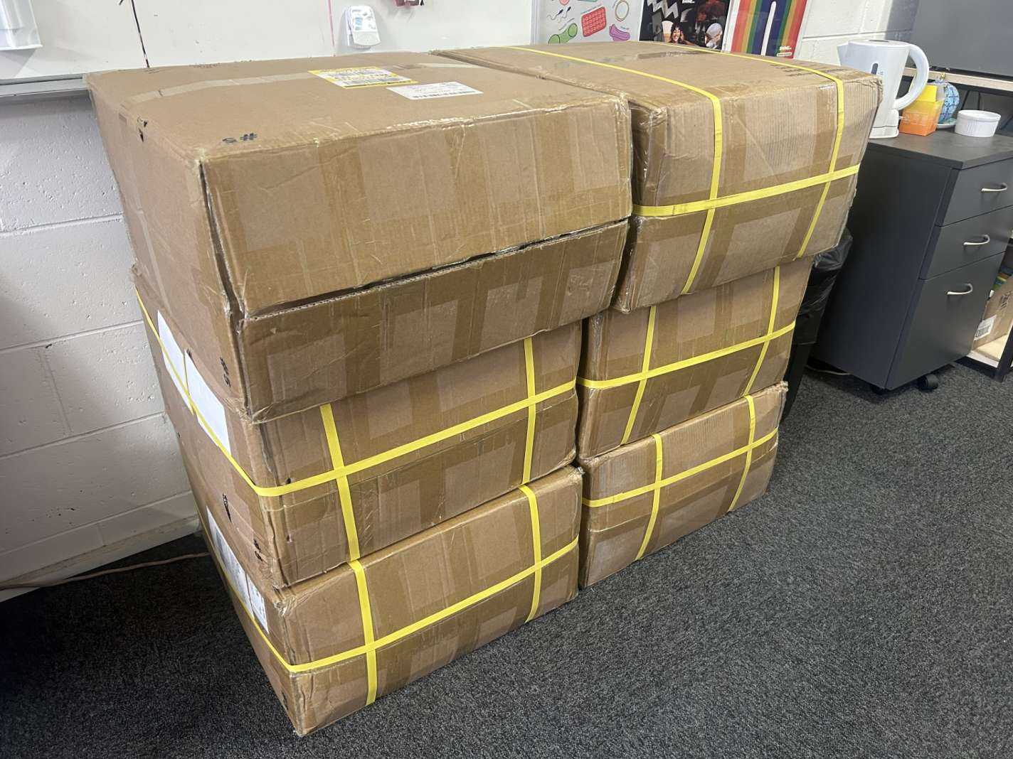 2025 Year 12 Jumpers ready to be distributed to students