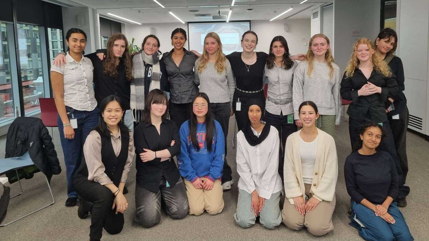 “Sadie (back row, third from right) and the GHD team.”
