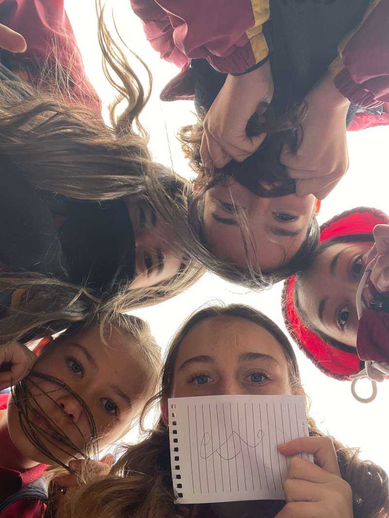 Students blending in with their Spy School disguises