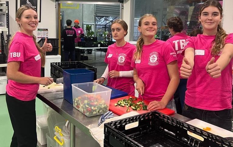 Georgie, Lola, Ella and Madison proud of their efforts