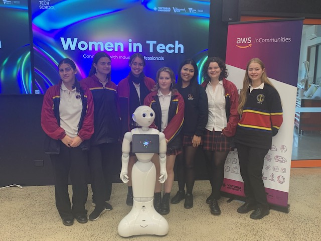 The team and our robotic ‘friend’.