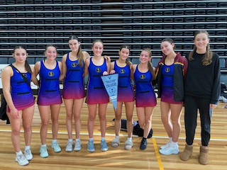 Intermediate Girls Netball team