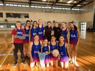 Year Seven Girls Netball team