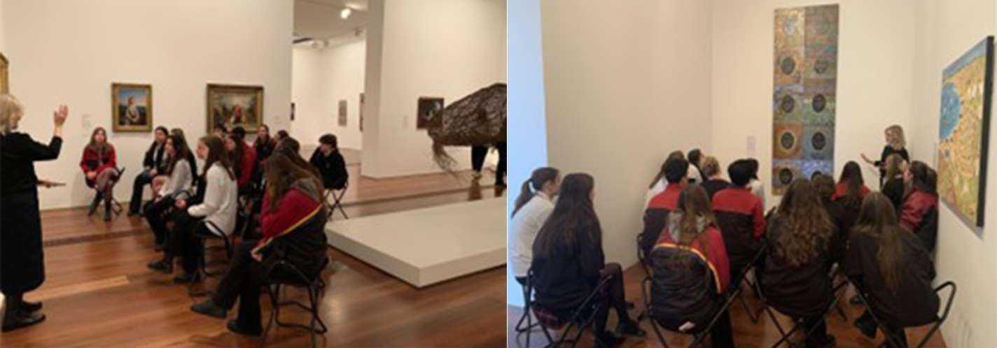 Year 11 Literature students at the NGV