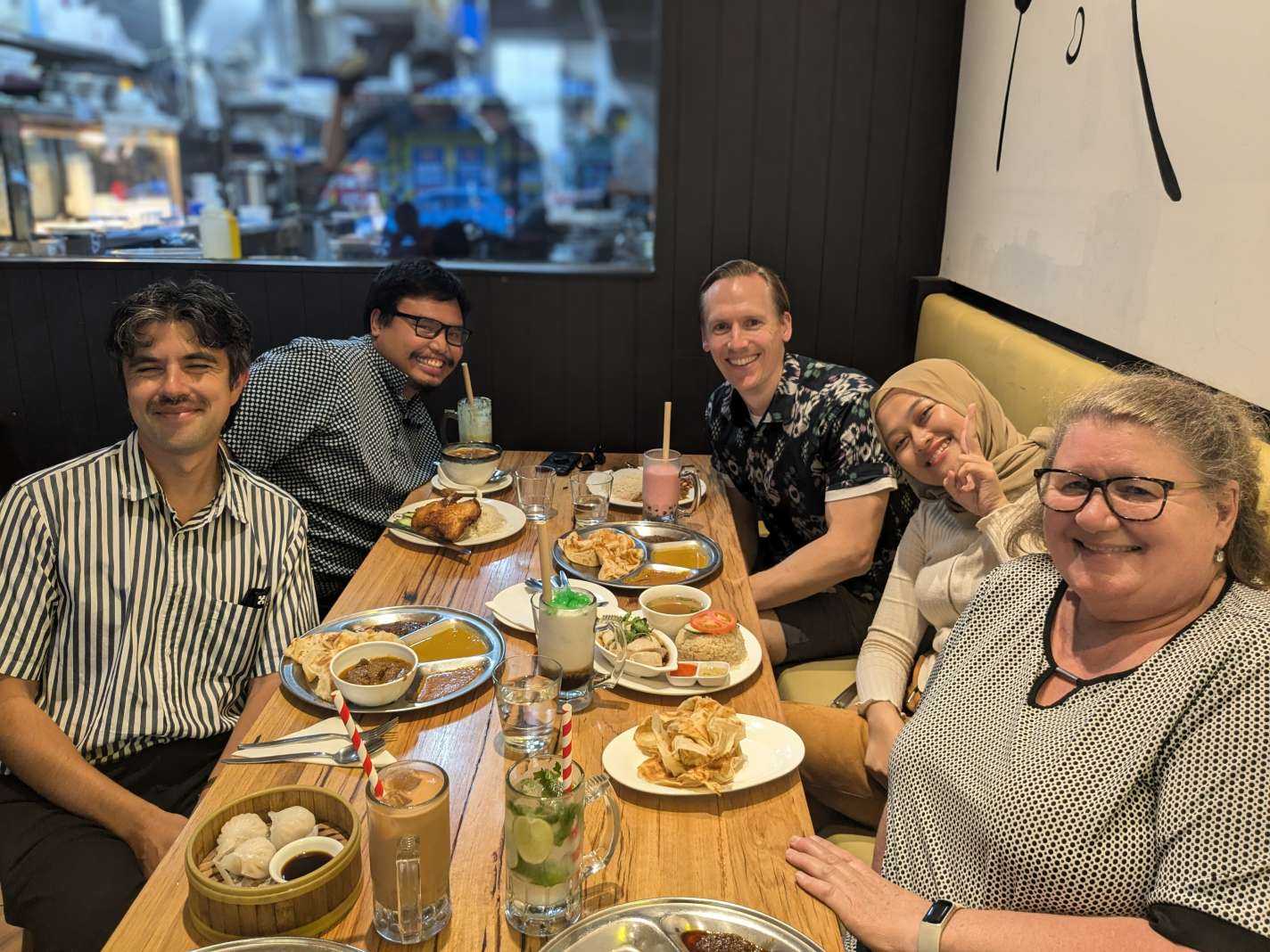 Farewell dinner for our Indonesian Language Assistant Qisthi